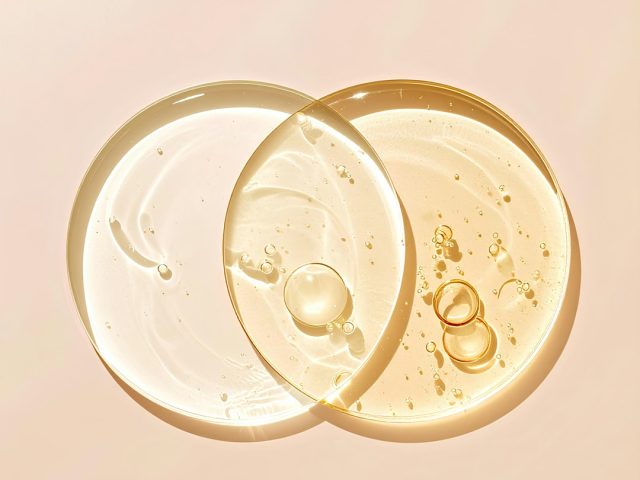 Tekstur gel, krim, dan facial oil untuk perawatan kulit
